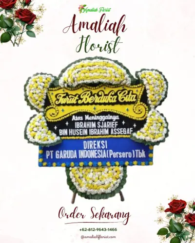 Papan Bunga Duka di Malahayu